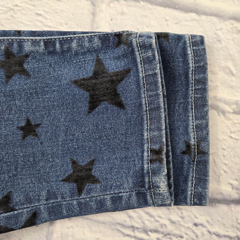 Current/Elliott The Stiletto Flocked Star Skinny Jeans Blue Medium Wash size 26 - Picture 16 of 16